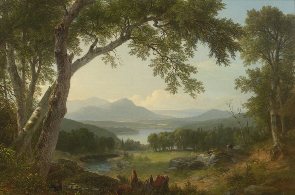 Asher B. Durand - Landscape, 1855