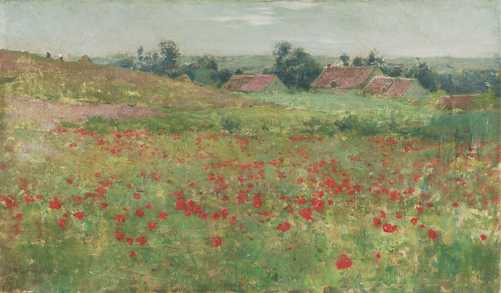 Metcalf-Poppy Field (Landscape at Giverny), 1886