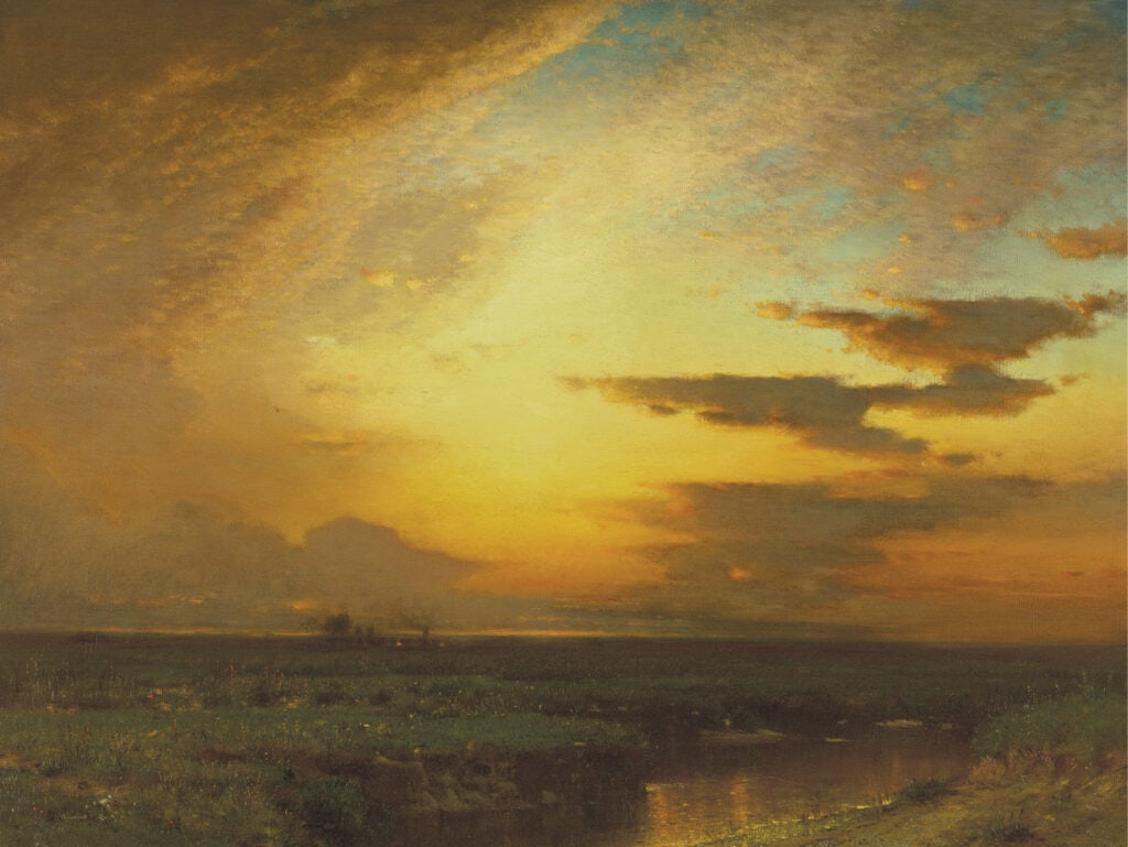 Samuel Colman - Twilight on the Western Plains, ca. 1870