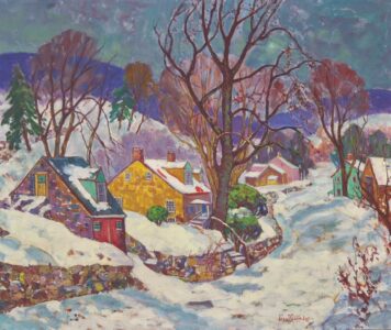 Winter Bucks County, ca. 1930 15 Fern Isabel Coppedge - WINTER BUCKS COUNTY, ca. 1930