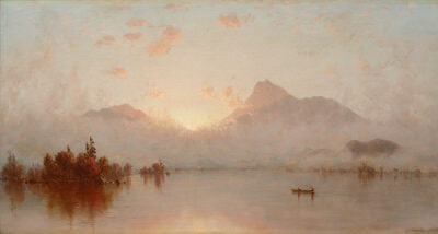A Sunrise on Lake George, 1877-79 25 Sanford Robinson Gifford - A Sunrise on Lake George, 1877-79